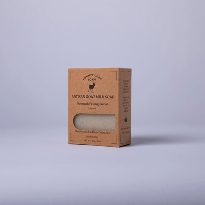 ARTISAN GOAT MILK SOAP - Oatmeal & Honey Scrub