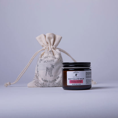 SKIN NOURISHING TALLOW BALM - Geranium, Chamomile, Lavender & Tea Tree